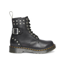 Dr. Martens 1460 Pascal Hardware Nappa Leather Lace Up Boot Black Lapacho