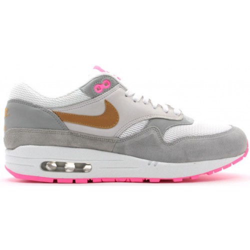 Кроссы Nike Air Max 1 Pink Pack Flamingo - мужская сетка размеров