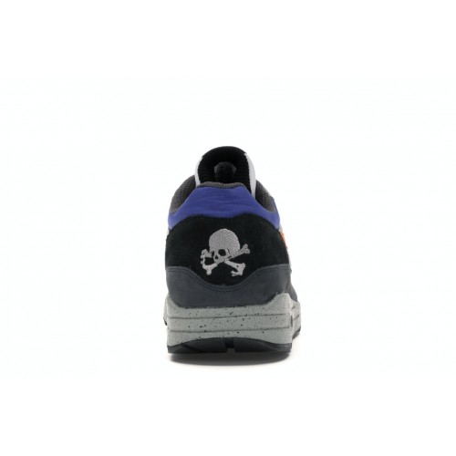 Кроссы Nike Air Max 1 Skulls Pack (Royal) - мужская сетка размеров