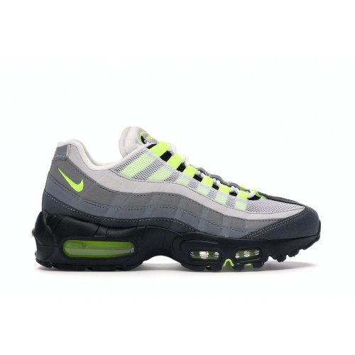 Кроссы Nike Air Max 95 OG Neon (2015) (W) - женская сетка размеров