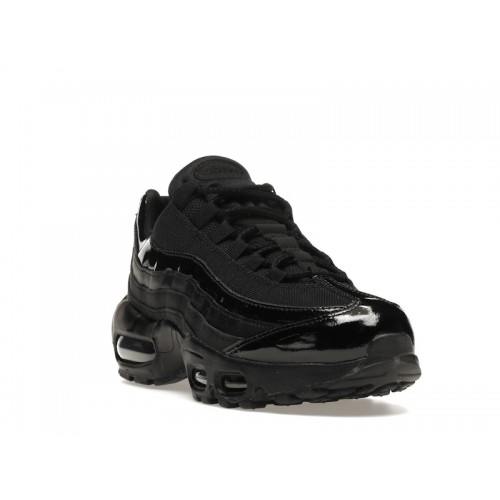 Кроссы Nike Air Max 95 Black Black-Black (W) - женская сетка размеров