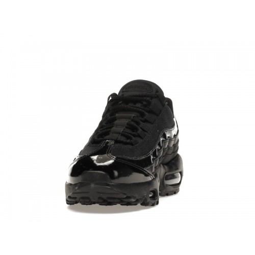 Кроссы Nike Air Max 95 Black Black-Black (W) - женская сетка размеров