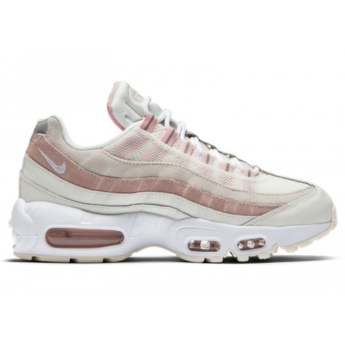 Кроссы Nike Air Max 95 Bleached Coral (W) - женская сетка размеров