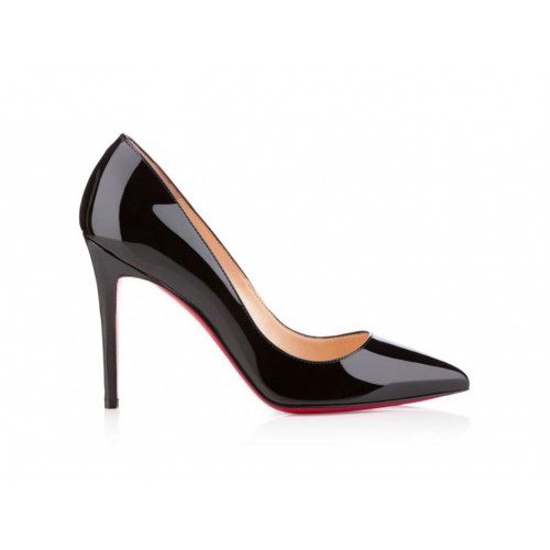 Christian Louboutin Pigalle 100mm Pump Black Patent Leather - женская сетка размеров