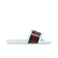 Gucci Pursuit Pool Slides White