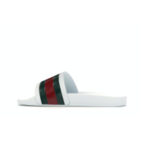 Gucci Pursuit Pool Slides White