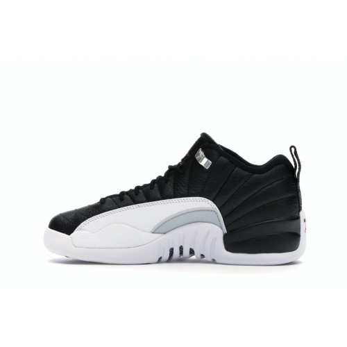 Кроссы Jordan 12 Retro Low Playoffs (GS) - подростковая сетка размеров