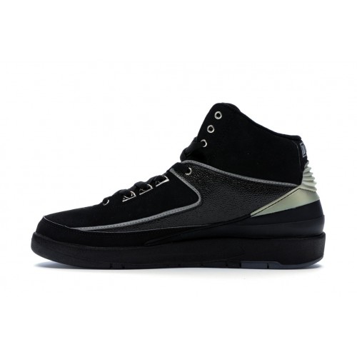 Кроссы Jordan 2 Retro Black Chrome (2004) - мужская сетка размеров
