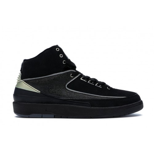 Кроссы Jordan 2 Retro Black Chrome (2004) - мужская сетка размеров