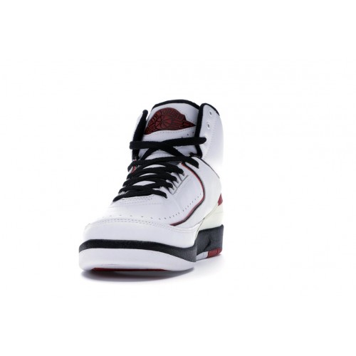 Кроссы Jordan 2 Retro White Varsity Red (2004) - мужская сетка размеров