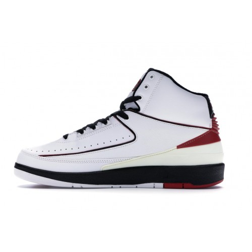 Кроссы Jordan 2 Retro White Varsity Red (2004) - мужская сетка размеров