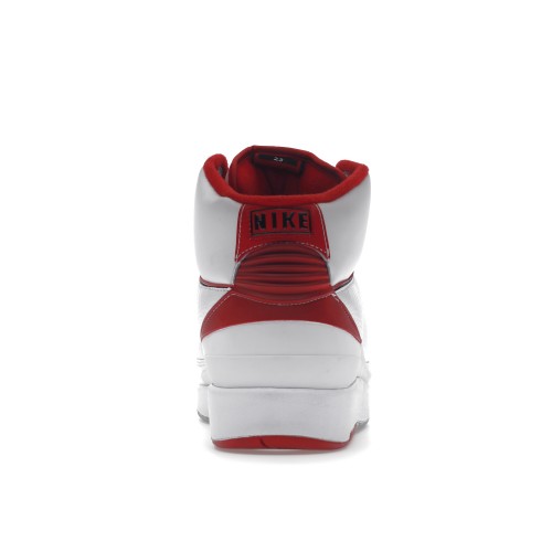 Кроссы Jordan 2 Retro White Red CDP (2008) - мужская сетка размеров
