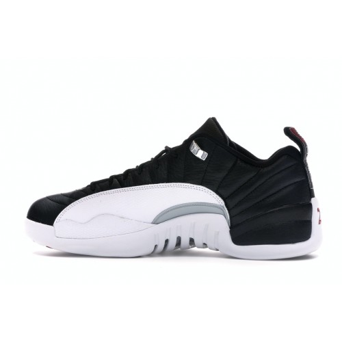 Кроссы Jordan 12 Retro Low Playoffs - мужская сетка размеров