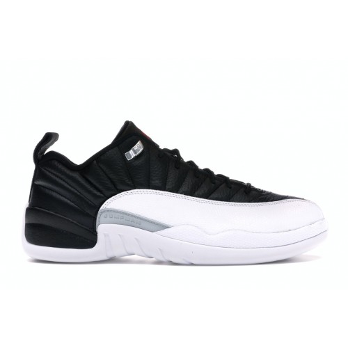 Кроссы Jordan 12 Retro Low Playoffs - мужская сетка размеров
