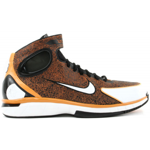 Кроссы Nike Air Zoom Huarache 2K4 Laser Kobe Black Gold - мужская сетка размеров