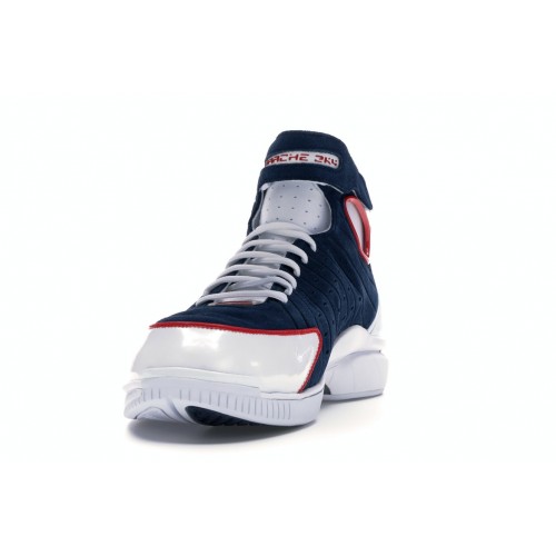 Кроссы Nike Air Zoom Huarache 2K4 Navy White Red (2016) - мужская сетка размеров