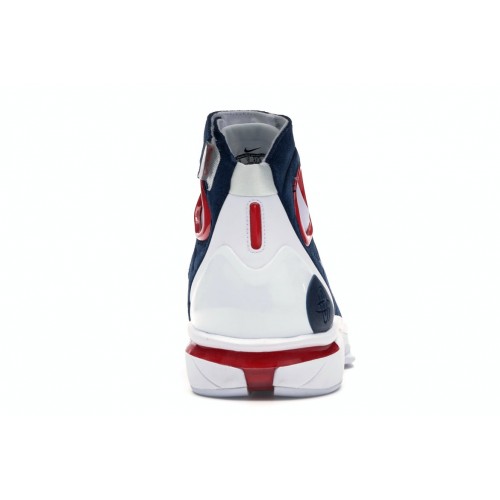 Кроссы Nike Air Zoom Huarache 2K4 Navy White Red (2016) - мужская сетка размеров