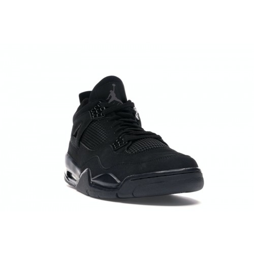 Кроссы Jordan 4 Retro Black Cat (2006) - мужская сетка размеров