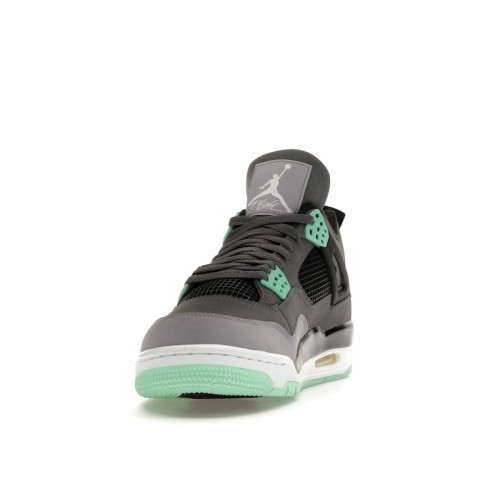 Кроссы Jordan 4 Retro Green Glow - мужская сетка размеров