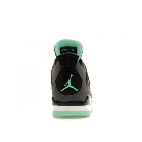 Кроссы Jordan 4 Retro Green Glow - мужская сетка размеров