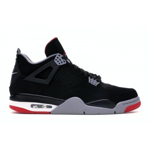 Кроссы Jordan 4 Retro Bred (2019) - мужская сетка размеров