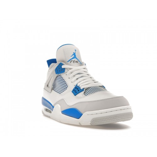 Кроссы Jordan 4 Retro Military Blue (2012) - мужская сетка размеров