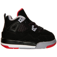 Кроссовки для малыша Jordan 4 Retro Black Cement (2012) (TD)