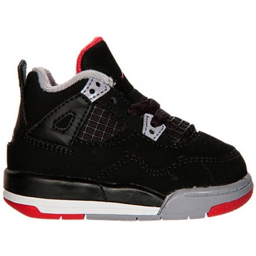 Air Jordan 4 Retro TD Bred 2012 - детская сетка размеров