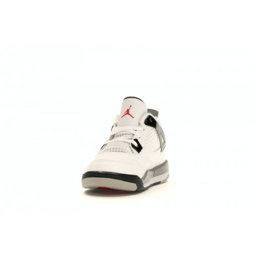 Кроссы Jordan 4 Retro White Cement (2016) (TD) - детская сетка размеров