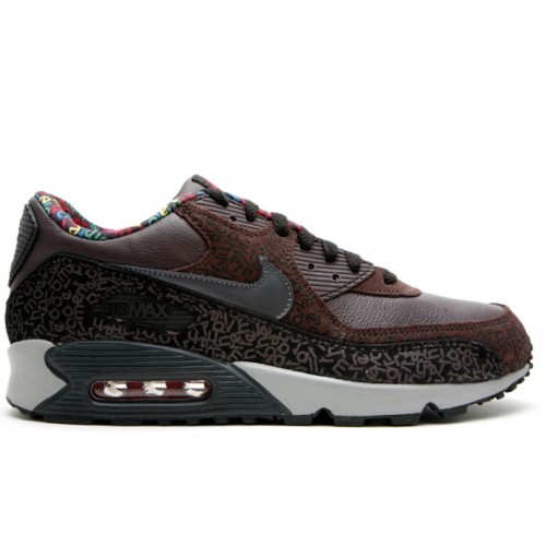 Кроссы Nike Air Max 90 Premium Alphabet Pack - мужская сетка размеров