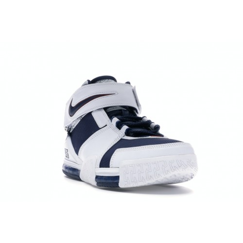 Кроссы Nike LeBron Zoom 2 Midnight Navy - мужская сетка размеров