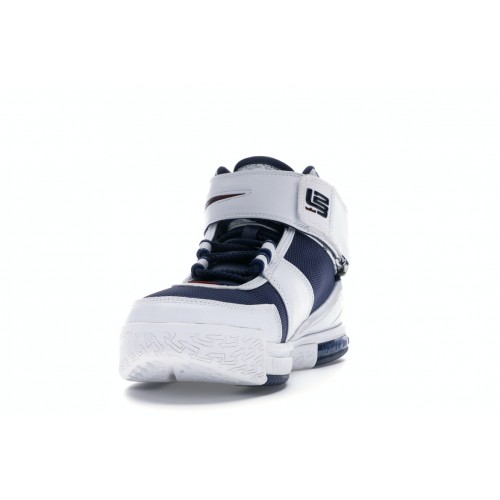 Кроссы Nike LeBron Zoom 2 Midnight Navy - мужская сетка размеров