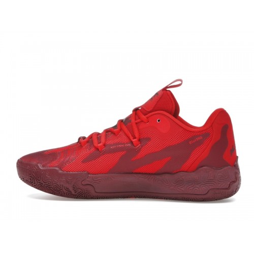 Puma LaMelo Ball MB.03 Lo TB Team Regal Red - мужская сетка размеров