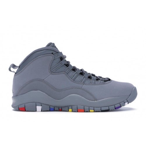 Кроссы Jordan 10 Retro Cool Grey - мужская сетка размеров