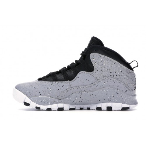 Кроссы Jordan 10 Retro Light Smoke Grey (GS) - подростковая сетка размеров