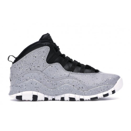 Кроссы Jordan 10 Retro Light Smoke Grey (GS) - подростковая сетка размеров