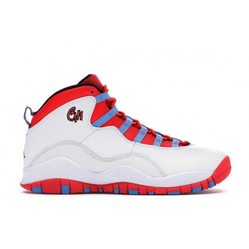Кроссы Jordan 10 Retro Chicago Flag (GS) - подростковая сетка размеров