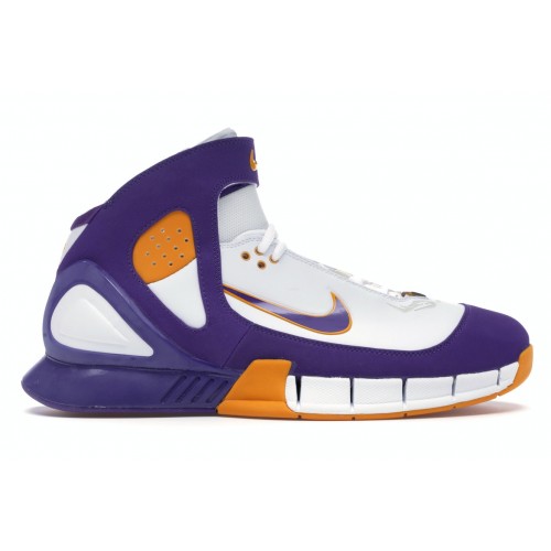 Кроссы Nike Air Zoom Huarache 2K5 Lakers Home - мужская сетка размеров
