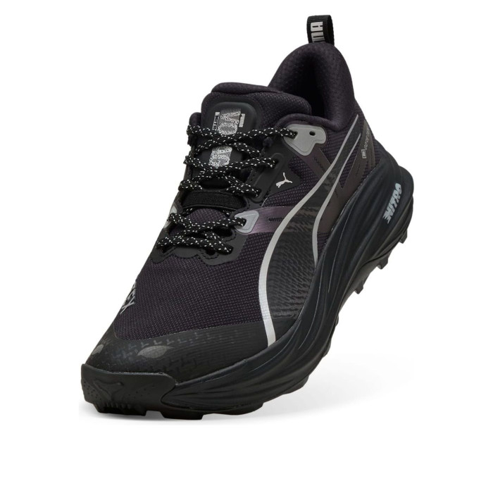 Puma Voyage Nitro 4 GORE-TEX Black Silver - мужская сетка размеров Puma Voyage Nitro 4 GORE-TEX Black Silver - мужская сетка размеров