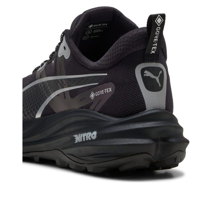 Puma Voyage Nitro 4 GORE-TEX Black Silver - мужская сетка размеров Puma Voyage Nitro 4 GORE-TEX Black Silver - мужская сетка размеров