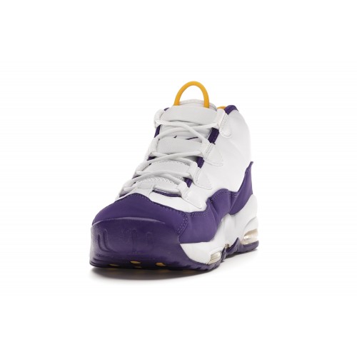 Кроссы Nike Air Max Uptempo Lakers Derek Fisher - мужская сетка размеров