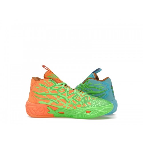 Puma LaMelo Ball MB.04 Teenage Mutant Ninja Turtles Leonardo & Michelangelo (GS) - подростковая сетка размеров