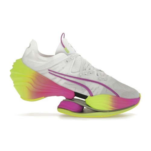 Кроссы Puma Fast-RB Nitro Elite LD Yellow Alert Pure Magenta - мужская сетка размеров