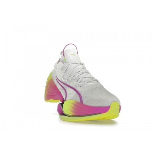 Кроссы Puma Fast-RB Nitro Elite LD Yellow Alert Pure Magenta (W) - женская сетка размеров