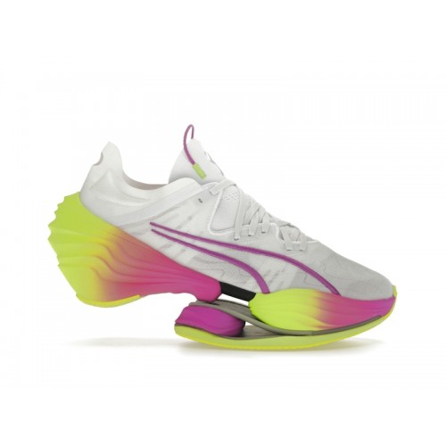 Кроссы Puma Fast-RB Nitro Elite LD Yellow Alert Pure Magenta (W) - женская сетка размеров