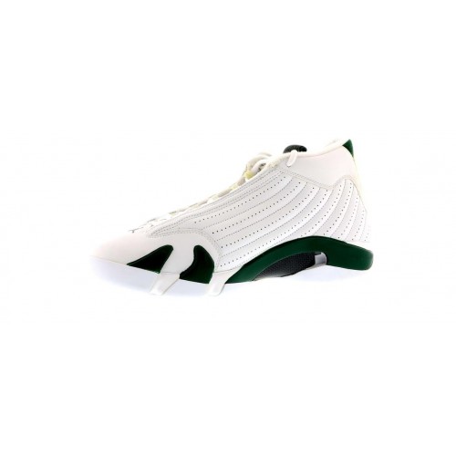 Кроссы Jordan 14 Retro White Forest Green - мужская сетка размеров