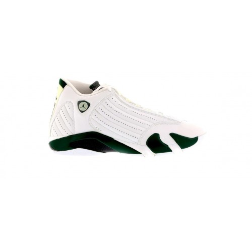 Кроссы Jordan 14 Retro White Forest Green - мужская сетка размеров