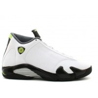 Кроссовки Jordan 14 Retro White Chartreuse