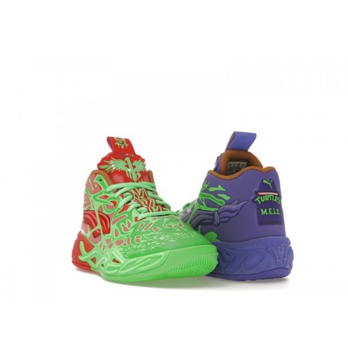Кроссы Puma LaMelo Ball MB.04 Teenage Mutant Ninja Turtles Raphael and Donatello (GS) - подростковая сетка размеров