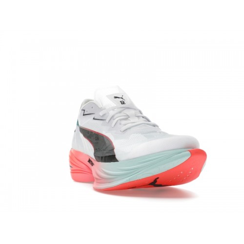 Puma Fast-R Nitro Elite 3 White Glowing Red Mint - мужская сетка размеров